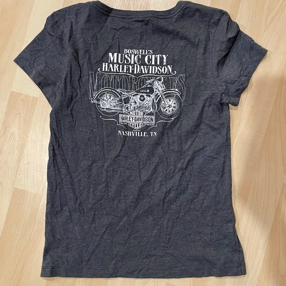 HARLEY DAVIDSON Ladies Scoop-Neck Graphic Tee - Picture 2 of 5